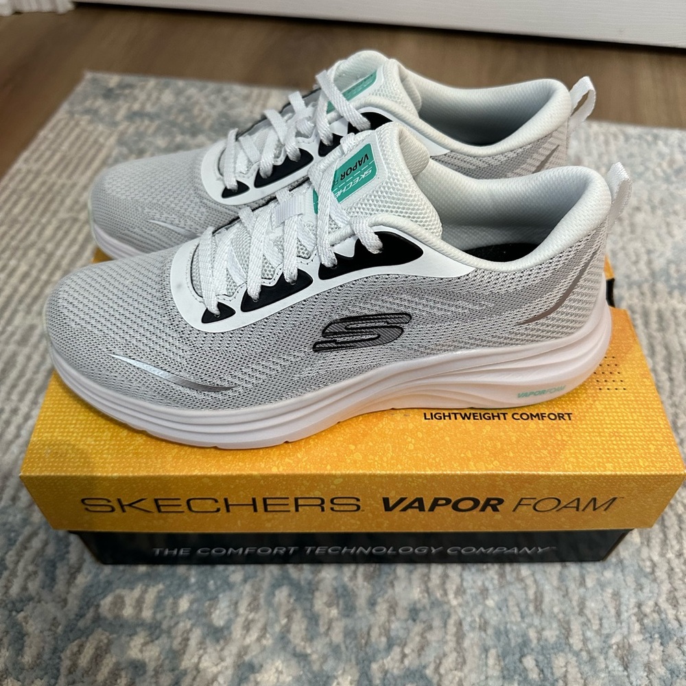 Skechers Black and White Sneakers